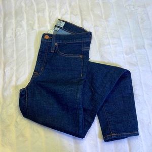NWT J. Crew 9” Highrise Toothpick Jeans Sz 25